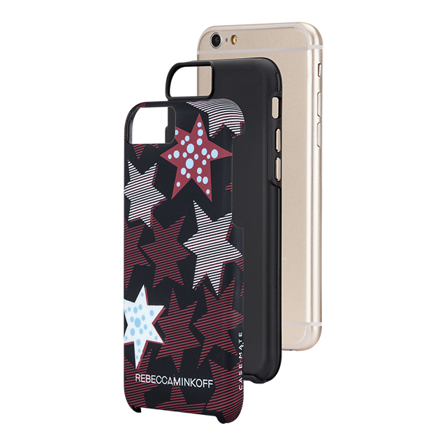 【iPhone6s/6 ケース】REBECCAMINKOFF Hybrid Tough Prints (Striped Red Stars)サブ画像