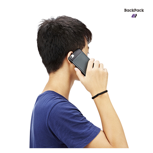 【iPhone6s/6 ケース】BackPack Wカードケース (ネイビー)サブ画像