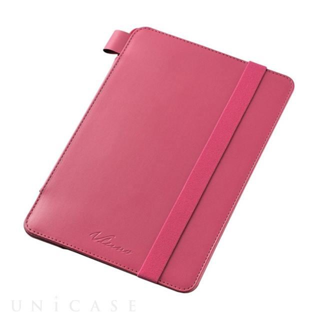 【iPad mini4 ケース】ソフトレザーケース/4段階調節/ピンク