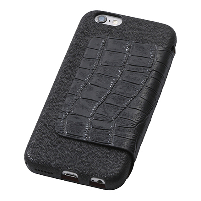 【iPhone6s/6 ケース】Luxury Genuine Leather Case (Black)サブ画像
