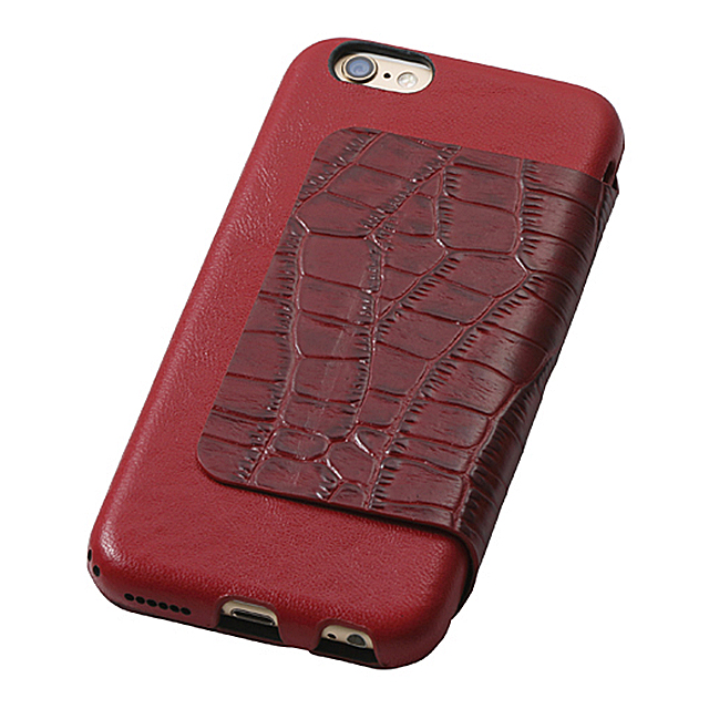 【iPhone6s/6 ケース】Luxury Genuine Leather Case (Red)サブ画像