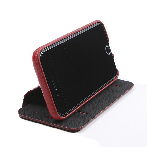 【iPhone6s/6 ケース】Luxury Genuine Leather Case (Red)サブ画像