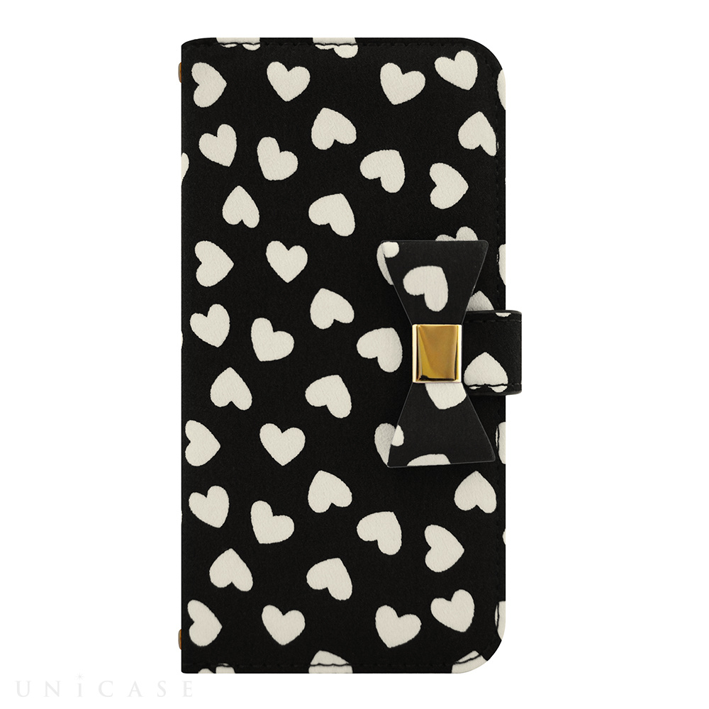 【iPhone6s/6 ケース】Ribbon Diary Heart Black for iPhone6s/6