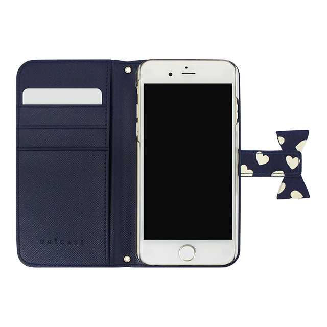 【iPhone6s/6 ケース】Ribbon Diary Heart Navy for iPhone6s/6goods_nameサブ画像