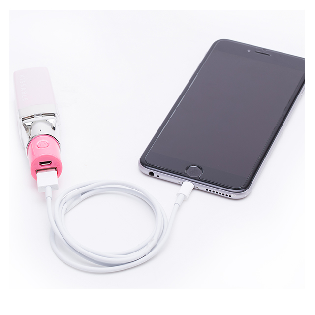 リップスティック型モバイル充電器 (ピンク/リミテッド)サブ画像