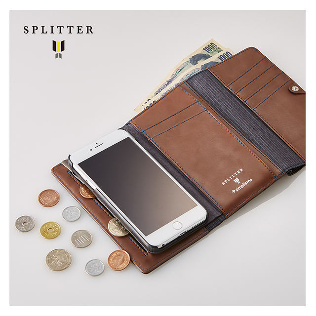 【iPhone6s Plus/6 Plus ケース】SPLITTER Flip Note Wallet Case (ブラック)サブ画像