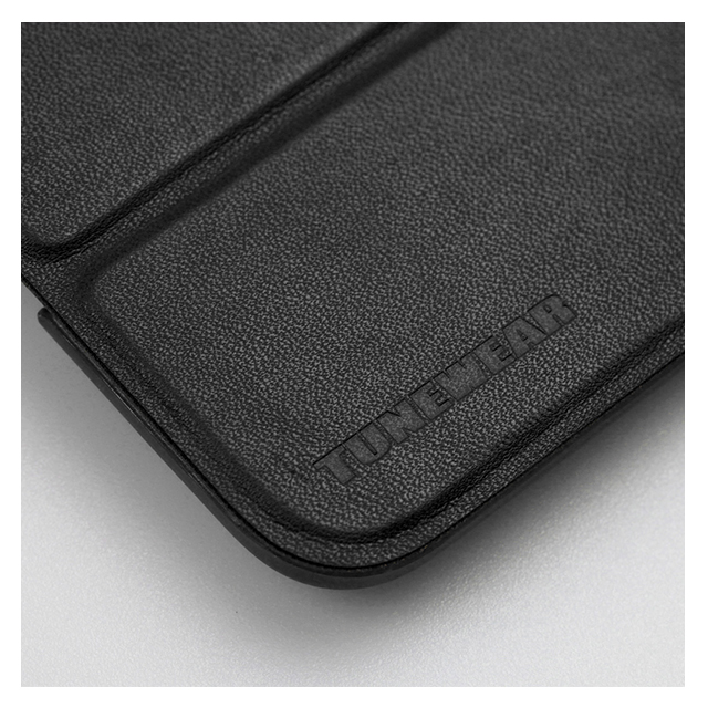 【iPad mini4 ケース】LeatherLook SHELL with Front cover (ブラック)サブ画像