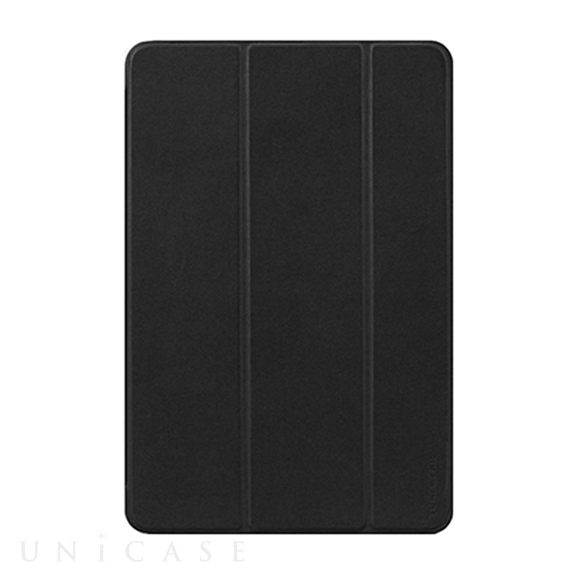 【iPad mini4 ケース】LeatherLook SHELL with Front cover (ブラック)