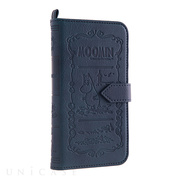 【マルチ スマホケース】MOOMIN Notebook Case マルチタイプ/Mサイズ (ムーミン/ネイビー)