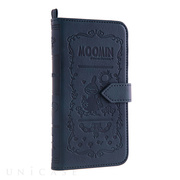 【マルチ スマホケース】MOOMIN Notebook Case マルチタイプ/Mサイズ (リトルミイ/ネイビー)