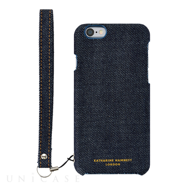 【iPhone6s/6 ケース】KATHARINE HAMNETT LONDON Fabric Case (Denim)