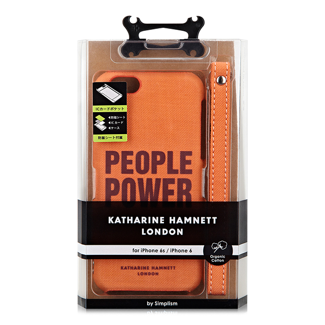 【iPhone6s/6 ケース】KATHARINE HAMNETT LONDON Fabric Case (PEOPLE POWER)サブ画像
