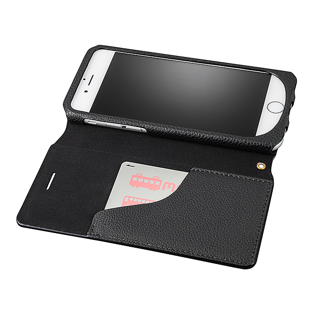 【iPhone6s/6 ケース】Bag Type Leather Case ”Sac” (Black)サブ画像