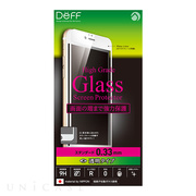 【iPhone6s/6 フィルム】High Grade Glass Screen Protector Full Front 0.33mm スタンダード (White)