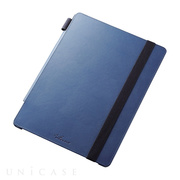 【iPad Pro(12.9inch) ケース】ソフトレザーケース 4アングルスタンドタイプ (ブルー)