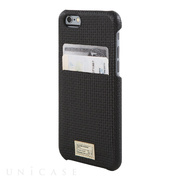 【iPhone6s/6 ケース】SOLO WALLET (BLACK WOVEN LEATHER)