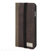 【iPhone6s Plus/6 Plus ケース】ICON WALLET (BROWN WOVEN LEATHER)