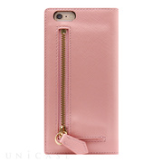【iPhone6s Plus/6 Plus ケース】Saffiano Zipper Case (ベビーピンク)