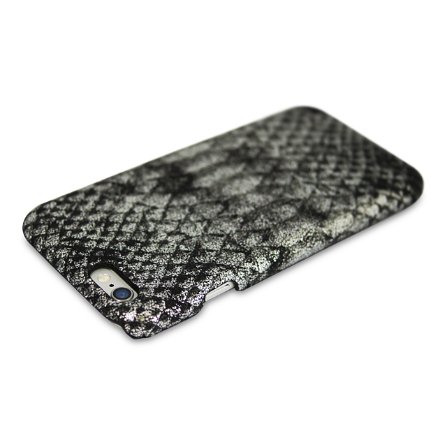 【iPhone6s/6 ケース】PYTHON PU LEATHER Silver for iPhone6s/6サブ画像