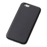 【iPhone6s/6 ケース】Hybrid Case UNIO (Kevler Black + アルミシルバー)