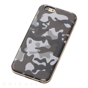 【iPhone6s/6 ケース】Hybrid Case UNIO (Camouflage デザート+アルミブラック)