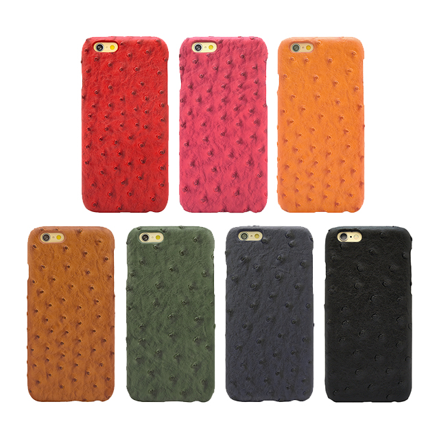 【iPhone6s/6 ケース】OSTRICH PU LEATHER Black for iPhone6s/6goods_nameサブ画像