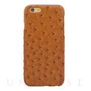 【iPhone6s/6 ケース】OSTRICH PU LEATHER Camel for iPhone6s/6