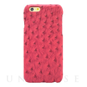 【iPhone6s/6 ケース】OSTRICH PU LEATHER Pink for iPhone6s/6