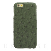 【iPhone6s/6 ケース】OSTRICH PU LEATHER Darkgreen for iPhone6s/6