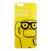 【iPhone6s/6 ケース】LIFE IS DOMO ポリカーボネイトケース (メガネ)
