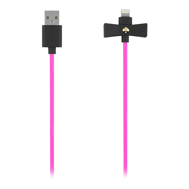 Bow Charge/Sync Cable - Captive Lightning (Black/Vivid Snapdragon)サブ画像