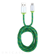 Retro Cables for Lightining 1.5m (Green)