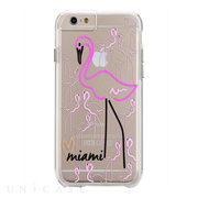 【iPhone6s/6 ケース】Naked Tough Designers Print Case (Miami City, Flamingo)
