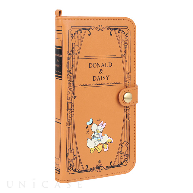 【iPhone6s/6 ケース】ディズニーキャラクター/Old Book Case (ドナルド＆デイジー/ブラウン)
