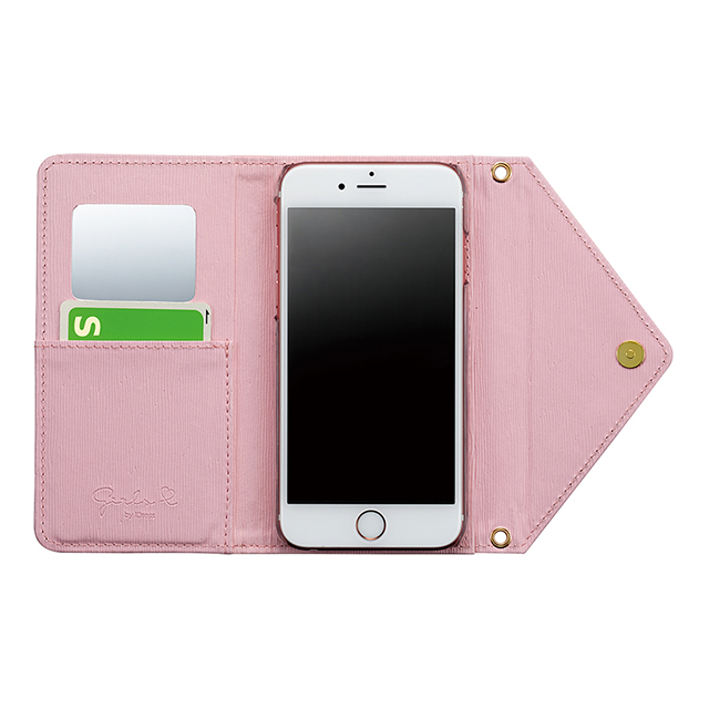 【iPhone6s/6 ケース】Girlsi 三つ折ダイアリーカバー (ピンク)サブ画像