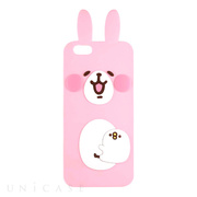 【iPhone6s/6 ケース】カナヘイの小動物 ダイカットシリコンジャケット (うさぎ型)
