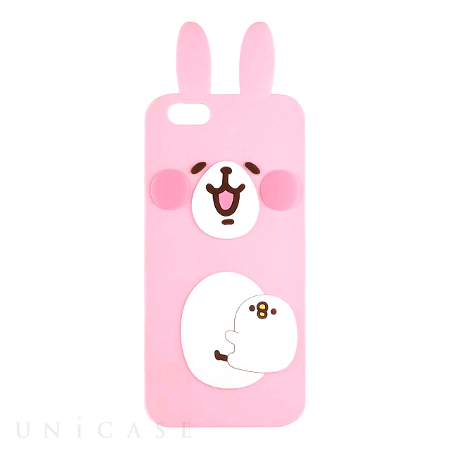 【iPhone6s/6 ケース】カナヘイの小動物 ダイカットシリコンジャケット (うさぎ型)