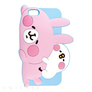 【iPhone6s/6 ケース】カナヘイの小動物 ダイカットシリコンジャケット (寝そべり)