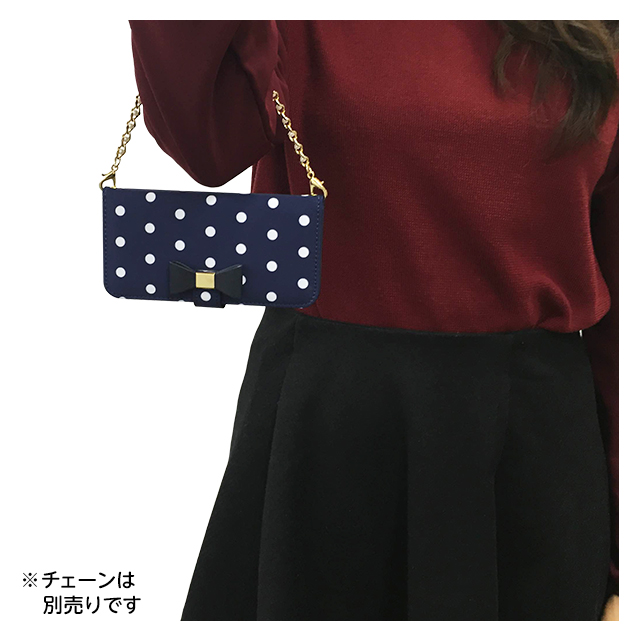 【iPhone6s/6 ケース】Ribbon Diary Dot Navy for iPhone6s/6goods_nameサブ画像