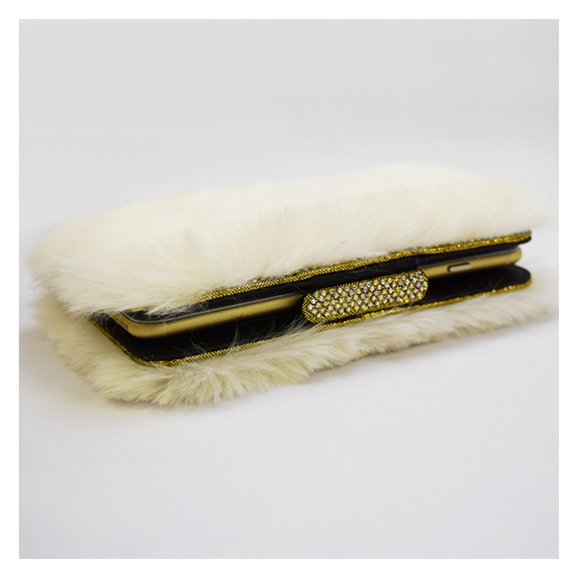 【マルチ スマホケース】Fur Diary Ivory for 5.5inchサブ画像