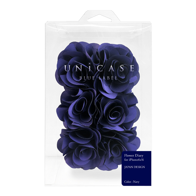 【iPhone6s/6 ケース】Flower Diary Navy for iPhone6s/6サブ画像