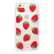 【iPhone6s/6 ケース】CLEAR (Strawberries Gold)
