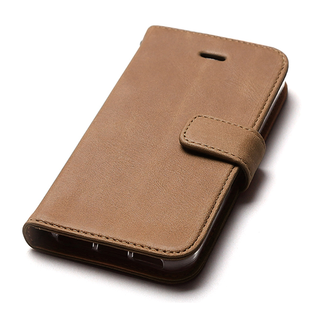 【iPhoneSE(第1世代)/5s/5 ケース】Vintage Leather Diary (Vintage Brown)サブ画像