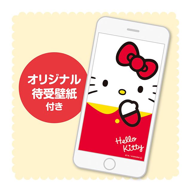 【iPhone6s/6 ケース】ハローキティ ダイカットカバー (レッド)サブ画像