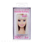 Barbie モバイルバッテリー (ホワイト)