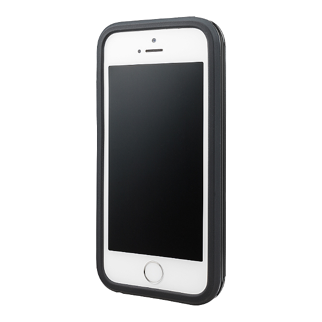 【iPhoneSE(第1世代)/5s/5 ケース】”Rib” Hybrid Case (Black)サブ画像