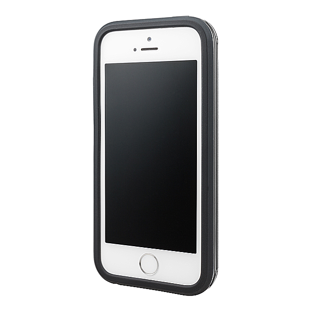 【iPhoneSE(第1世代)/5s/5 ケース】”Rib” Hybrid Case (Gray)サブ画像