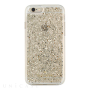 【iPhone6s/6 ケース】Clear Glitter Case (Gold Glitter)