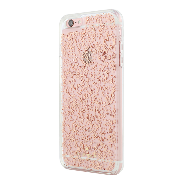 【iPhone6s Plus/6 Plus ケース】Clear Glitter Case (Rose Gold Glitter)サブ画像