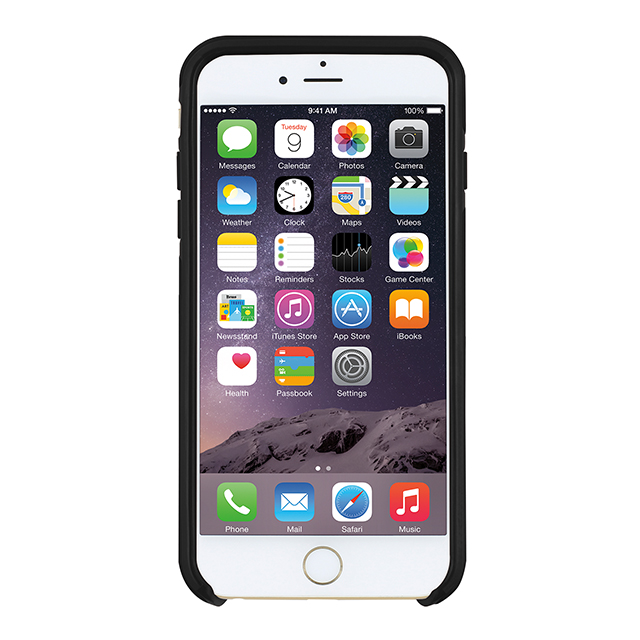 【iPhoneSE(第1世代)/5s/5 ケース】Hybrid Hardshell Case (Stripe 2 Black/White/Gold Foil)サブ画像